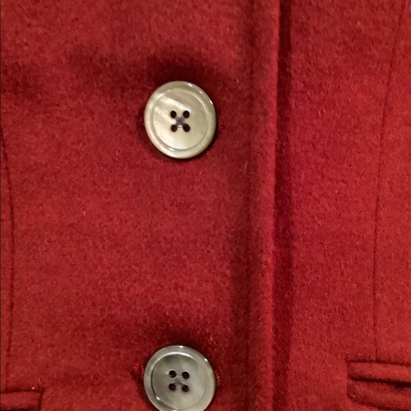 Eddie Bauer Wool Blazer, Red, Size S - Picture 3 of 9